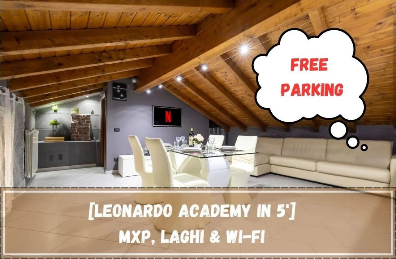 Appartement Leonardo Academy In 5' - Parcheggio Gratis - Laghi & Wi-Fi à Sesto Calende